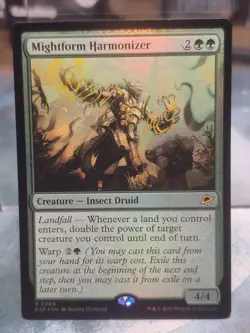 FOIL R 0200 Mightform Harmonizer Insect Druid Rare Edge of Eternities MTG Card - Image 1
