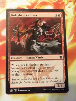 magic the gathering kolaghan aspcomes with 4 random cards - Image 1