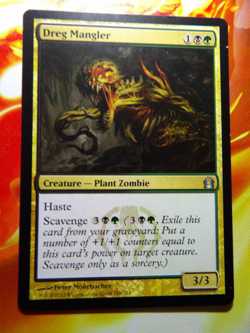 magic the gathering dreg mangler comes with 4 random cards - Image 1