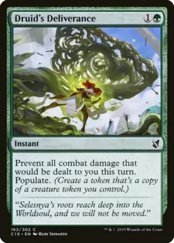 X 1 Druid's Deliverance NM Commander 162 MTG Magic The Gathering - Image 1