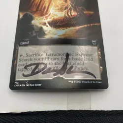 Terramorphic Expanse Card Signed By Dan Scott MTG Artist Proof - Image 4