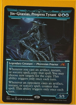MTG Jin-Gitaxias, Progress Tyrant (Showcase, Regular) Kamigawa: Neon Dynasty - Image 1