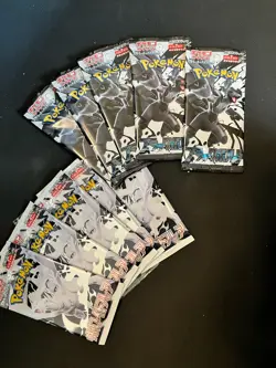 10 Packs of Pokemon Black Bolt White Flare Japanese Booster Packs Sealed UK - Image 1