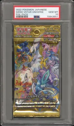 PSA10 2022 POKEMON JAPANESE SWORD & SHIELD VSTAR UNIVERSE FOIL PACK SWSH - Image 1