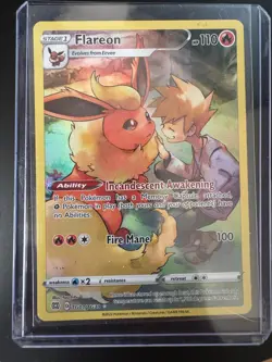 Pokemon Card - Flareon - SWSH Brilliant Stars - Holo - TG01/TG30 - MP - Image 3