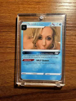 Brandi Love New Pokemon Card!! Custom Pokemon Trading Card By Jakeocity - Image 1