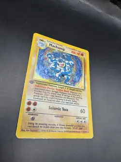 Pokemon TCG Machamp Base Set 8/102 Holo 1st Edition Holo Rare - Image 4