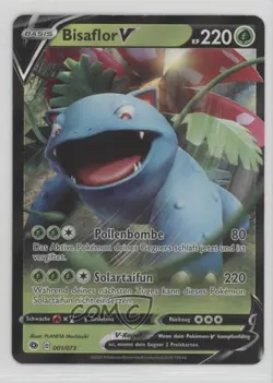 Venusaur V German Pokemon Sword & Shield Champion's Path #001 15fy - Image 1
