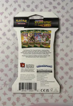 2021 Pokemon SWSH Evolving Skies Sleeved Booster Pack Umbreon Art (4/4) - Image 2