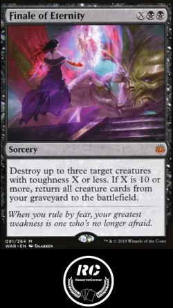 Finale Of Eternity MTG NM TSR Mythic Sorcery Fast Tracked Shipping - Image 1