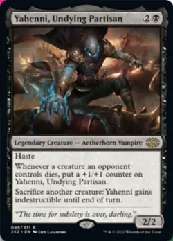 DOUBLE MASTERS 2022 - 2X2 = Yahenni, Undying Partisan - FOIL - Image 1
