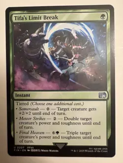 Tifa's Limit Break - 207 - FIN - NM - MTG Magic the Gathering - Image 1