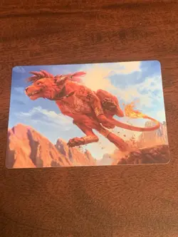 Red XIII, Proud Warrior - NM - MTG - Art Card - Final Fantasy: Art Series #30/53 - Image 1