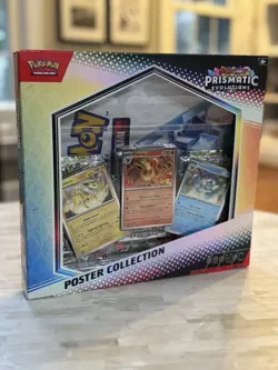 Pokemon TCG Prismatic Evolutions Poster Collection Box - Factory Sealed - Image 1