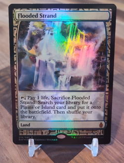 MTG FOIL Flooded Strand Zendikar Expeditions NM - MINT Magic the Gathering Card - Image 1