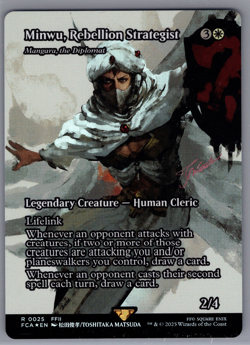 FOIL MINWU, REBELLION STRATEGIST (MANGARA, THE DIPLOMAT) (SHOWCASE) FOIL - Image 1