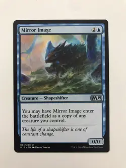 Mirror Image MTG Magic the Gathering Card NM Near Mint M19 - Image 1