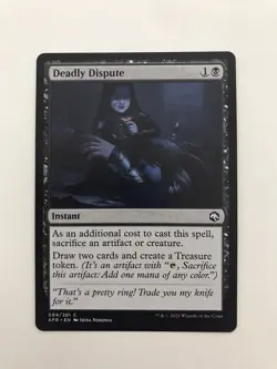 Deadly Dispute MTG Magic the Gathering Card NM Near Mint AFR - Image 1
