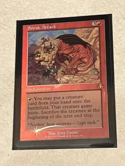 Sneak Attack (Retro Frame) Dominaria Remastered Foil - Image 1