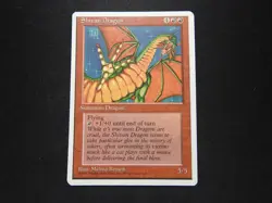 Shivan Dragon LP [4th Edition] Mtg Magic Free Tracking! - Image 1