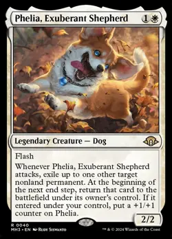 MTG Phelia, Exuberant Shepherd x1 NM/M - Modern Horizons 3 Regular MH3 #40 - Image 1