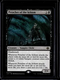 Preacher of the Schism - 113 - LCI - NM - MTG Magic the Gathering - Image 1