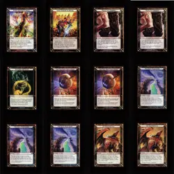 2010 Magic The Gathering Archenemy Oversized Schemes Lot of 58 (406912) - Image 3