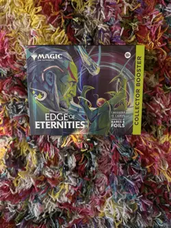 Magic The Gathering Edge Of Eternities Collector Omega Booster Box IN HAND - Image 1