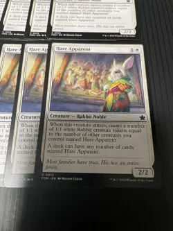 Hare Apparent FDN 0015 English Magic: The Gathering MTG ×12 - Image 3
