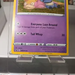 Pokemon Card Galarian Slowpoke SWSH126 Promo cosmos HOLO BLEED HD GALAXY SWIRL12 - Image 4