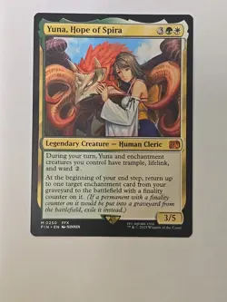 Yuna, Hope of Spira Final Fantasy Magic the Gathering Card REGULAR 0250 - Image 1