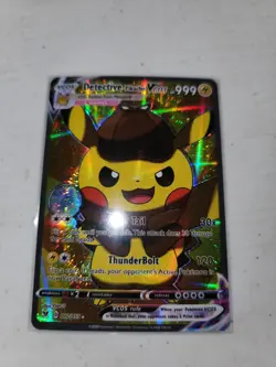 Pokemon Detective Pikachu Cosplay Card Mint - Image 1
