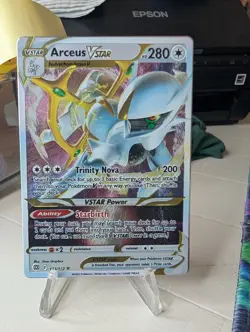 Arceus VSTAR - (Metal Card) 123/172 Miscellaneous Cards & Products Holo - Image 1