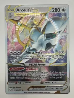Arceus VSTAR - (Metal Card) 123/172 Miscellaneous Cards & Products Holo - Image 1