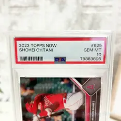 Shohei Ohtani 2023 Topps Now PSA 10 Double Header Card No.625 Baseball - Image 2