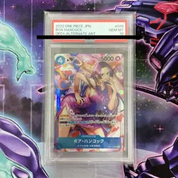 One Piece Boa Hancock PSA10 Rare Parallel Card for Romance Dawn Collectible - Image 1