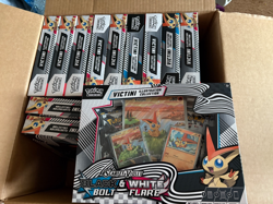 Pokemon Black Bolt & White Flare Unova Victini Illustration 12 BOX LOT IN STOCK! - Image 1