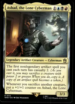 1x Ashad, the Lone Cyberman - Universes Beyond: Doctor Who - NM - MTG - Image 1