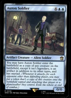 1x Auton Soldier - Universes Beyond: Doctor Who - NM - MTG - Image 1