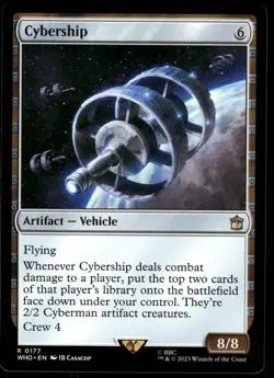 1x Cybership - Universes Beyond: Doctor Who - NM - MTG - Image 1