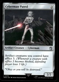1x Cyberman Patrol - Universes Beyond: Doctor Who - NM - MTG - Image 1