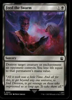 1x Feed the Swarm - Universes Beyond: Doctor Who - NM - MTG - Image 1