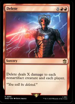 1x Delete - Universes Beyond: Doctor Who - NM - MTG - Image 1