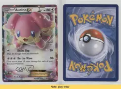 Audino EX Pokemon XY Fates Collide #84 READ 2f4 - Image 3