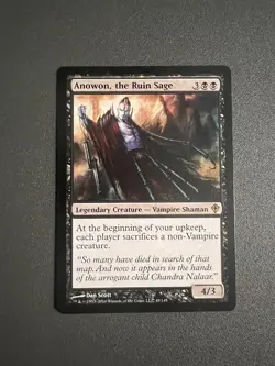 MtG | Worldwake | Anowon, the Ruin Sage | Black | Vampire | MP - Image 1