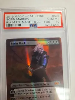 MTG Sorin Markov Ravnica Allegiance Masterpieces Foil NM PSA 10 GEM MINT low Pop - Image 5