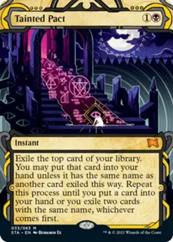1x Tainted Pact NM-Mint, Japanese Strixhaven: Mystical Archives MTG Magic - Image 1