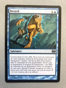 Mtg Carte Magic Future Sight Delay Retard French NM (A) - Image 1
