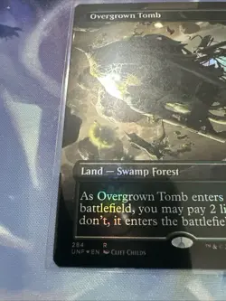 Unfinity Borderless Foil Lands Pack MTG Including Sacred Foundry - Image 1