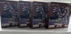 4x NEW 1st Ed Attack on Titan Booster Box Union Arena SERIALISED Weiss mtg - Image 1